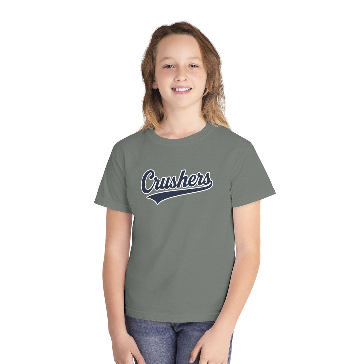 Youth Comfort Color Crushers Script Tee