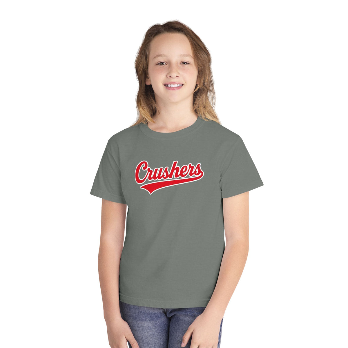 Youth Comfort Color Crushers Script Tee