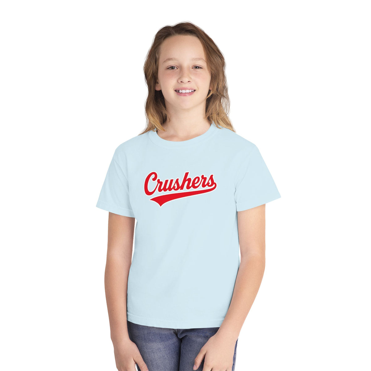 Youth Comfort Color Crushers Script Tee