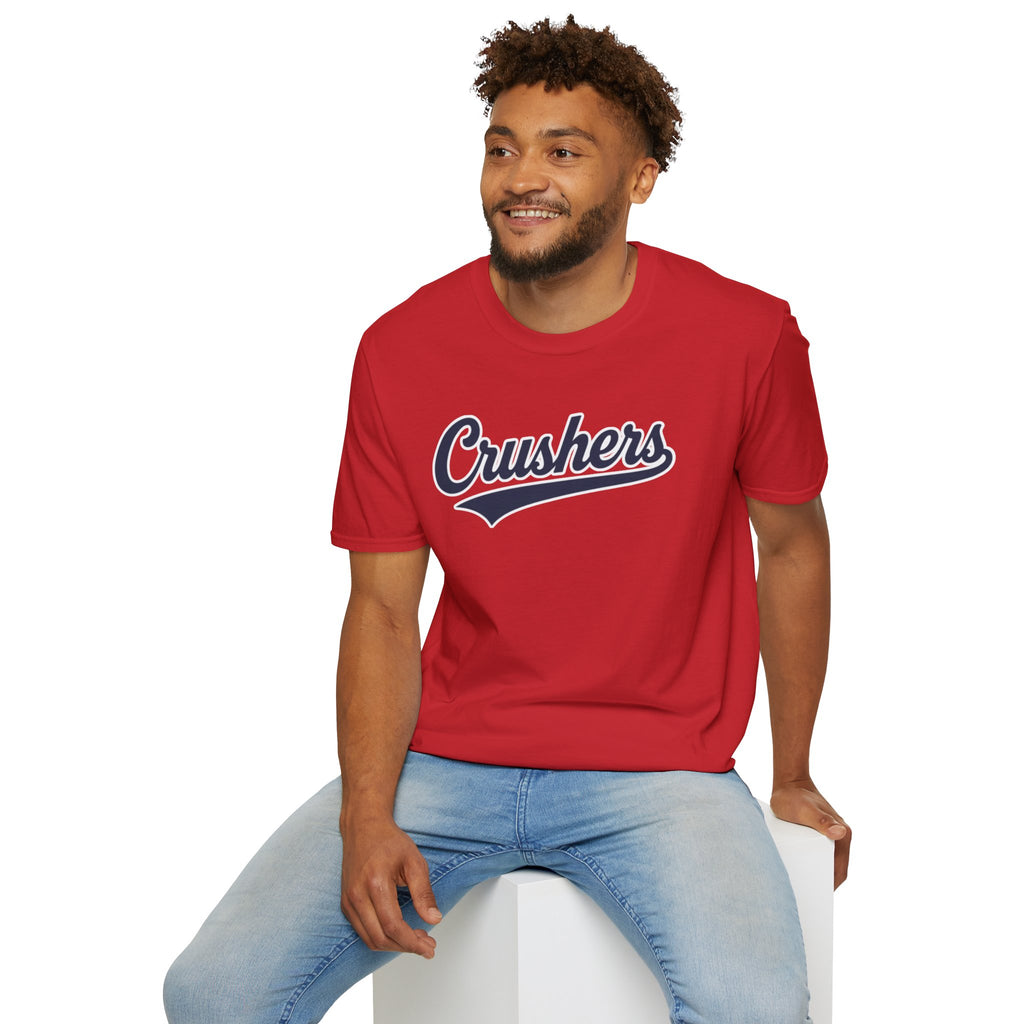 Gildan Softstyle Crushers Script Baseball Tee