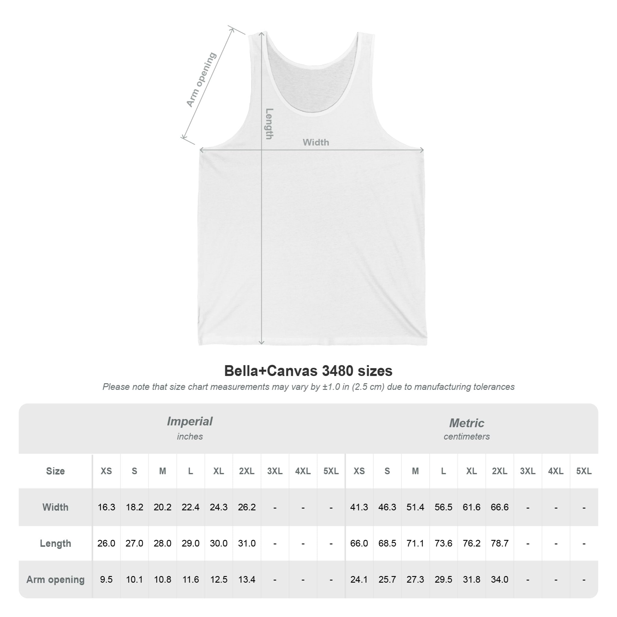 Bella+Canvas Jersey Tank
