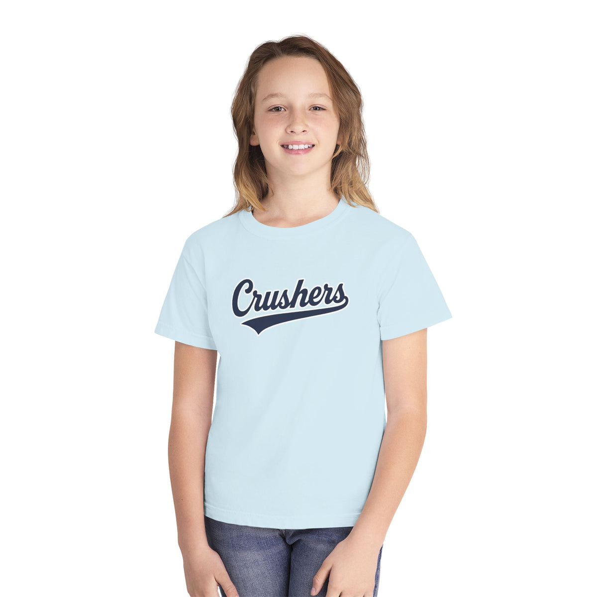 Youth Comfort Color Crushers Script Tee
