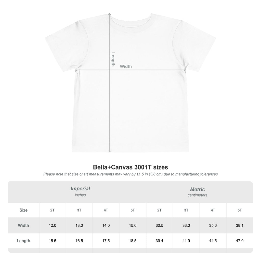 Toddler Bella+Canvas Crushers Tee